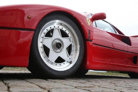 Ferrari F40, Rad, Felge