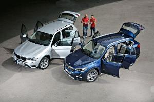 BMW X1 20d xDrive, BMW X3 20d xDrive, Draufsicht