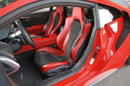 Honda NSX, Fahrersitz