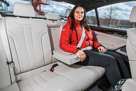 BMW 540i xDrive, Fondsitze