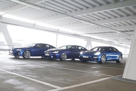 Porsche Panamera Turbo, BMW M6 Gran Coupé, Audi RS 7