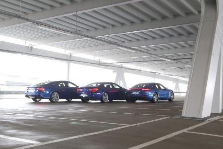 Porsche Panamera Turbo, BMW M6 Gran Coupé, Audi RS 7