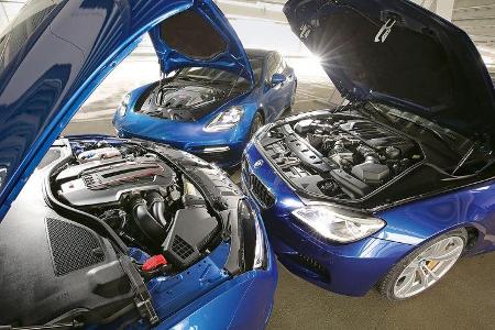 Porsche Panamera Turbo, BMW M6 Gran Coupé, Audi RS 7