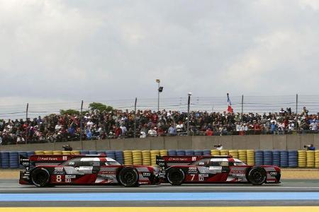 Audi R18 - #7 - #8 - 24h Le Mans - Samstag - 18.06.2016