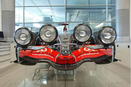 McLaren-Mercedes will dazu übrigens das Raumschiff liefern.
