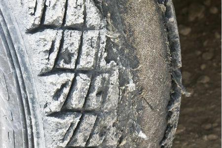 Ein großes Problem: Die Reifen.