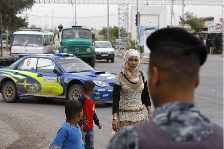 Das war die Chance für den zweiten Subaru von Chris Atkinson.