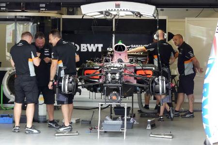 Force India - Formel 1 - GP Aserbaidschan 2017 - Baku - Donnerstag - 22.6.2017