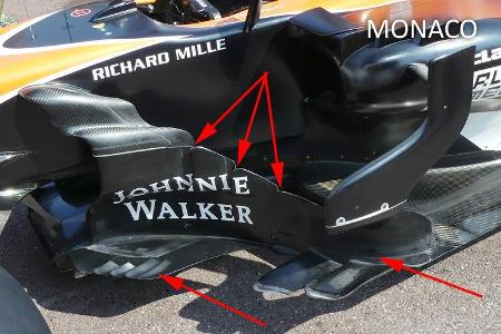 McLaren - F1-Technik - GP Monaco 2017
