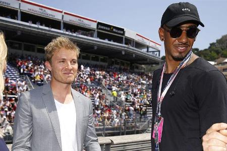 Nico Rosberg & Jerome Boateng - Formel 1 - GP Monaco 2017