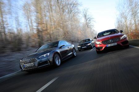 Audi S5, BMW 440i xDrive, Mercedes AMG C 43 Coupé