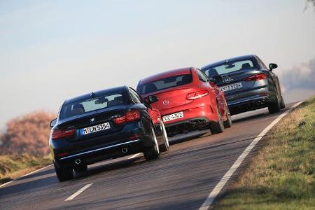 Audi S5, BMW 440i xDrive, Mercedes AMG C 43 Coupé
