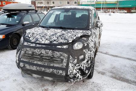 Fiat 500L Facelift Erlkönig