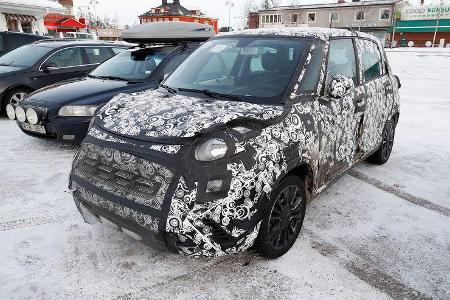 Fiat 500L Facelift Erlkönig