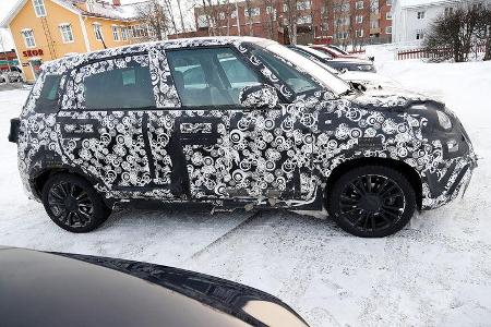 Fiat 500L Facelift Erlkönig