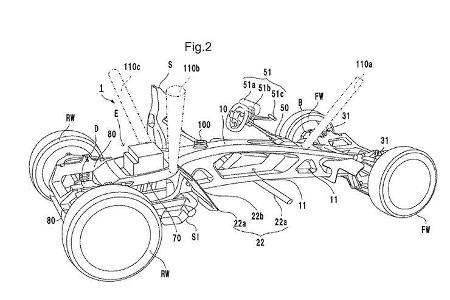 Honda Patentanmeldung Sportwagen Zweisitzer
