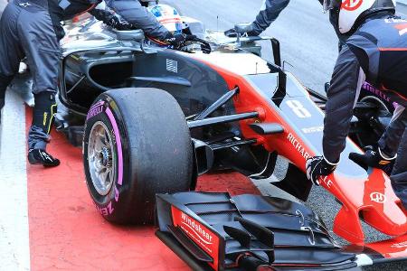 Romain Grosjean - HaasF1 - Formel 1 - Test - Barcelona - 10. März 2017