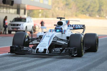 Lance Stroll - Williams - Formel 1 - Test - Barcelona - 10. März 2017