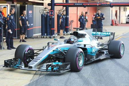 Valtteri Bottas - Mercedes - Formel 1 - Test - Barcelona - 10. März 2017