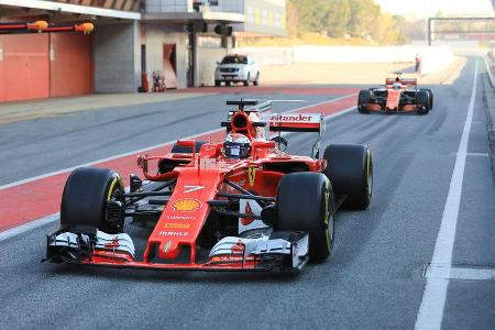 Kimi Räikkönen - Ferrari - Formel 1 - Test - Barcelona - 10. März 2017