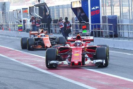 Kimi Räikkönen - Ferrari - Formel 1 - Test - Barcelona - 10. März 2017