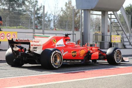 Kimi Räikkönen - Ferrari - Formel 1 - Test - Barcelona - 10. März 2017