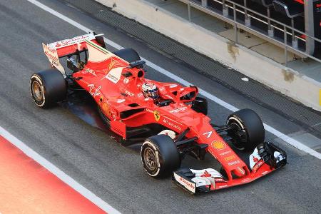 Kimi Räikkönen - Ferrari - Formel 1 - Test - Barcelona - 10. März 2017