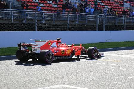 Kimi Räikkönen - Ferrari - Formel 1 - Test - Barcelona - 10. März 2017