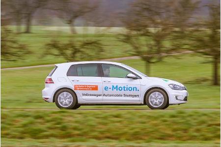 Über dem e-up! rangiert der e-Golf