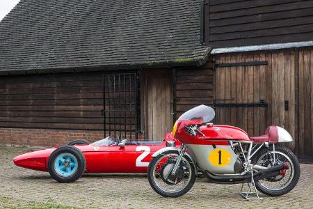 John Surtees - Motorsport- F1 - Ferrari 158 - Motorrad