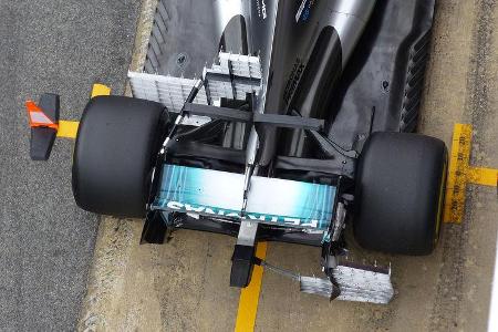 Valtteri Bottas - Mercedes - Formel 1 - Test - Barcelona - 1. März 2017