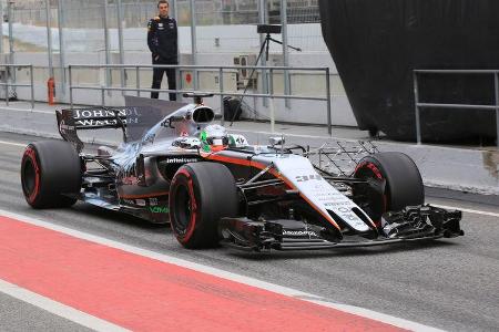 Alfonso Celis Jr. - Force India - Formel 1 - Test - Barcelona - 1. März 2017