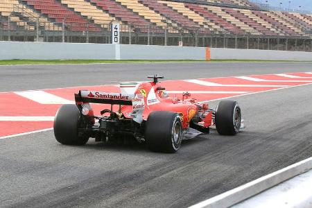 Sebastian Vettel - Ferrari - Formel 1 - Test - Barcelona - 1. März 2017