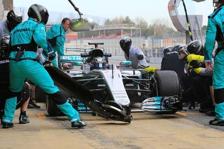 Valtteri Bottas - Mercedes - Formel 1 - Test - Barcelona - 1. März 2017