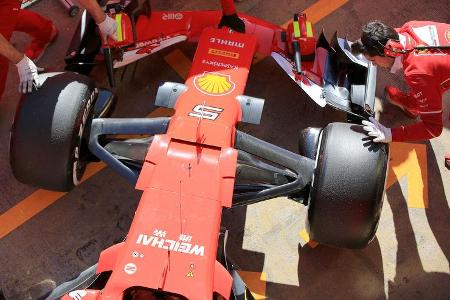 Sebastian Vettel - Ferrari - Formel 1 - Test - Barcelona - 1. März 2017