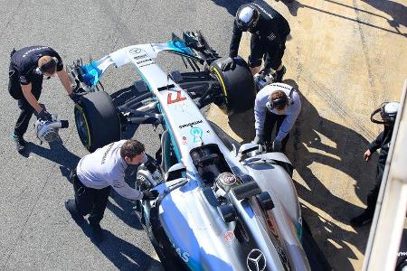 Valtteri Bottas - Mercedes - Formel 1 - Test - Barcelona - 1. März 2017