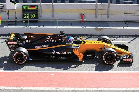 Jolyon Palmer - Renault - Formel 1 - Test - Barcelona - 1. März 2017