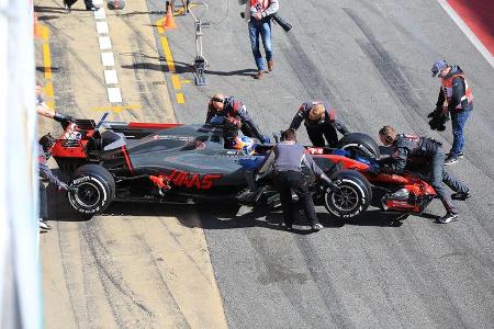Romain Grosjean - HaasF1 - Formel 1 - Test - Barcelona - 1. März 2017