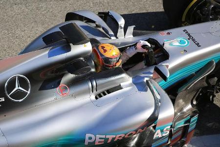 Lewis Hamilton - Mercedes - Formel 1 - Test - Barcelona - 1. März 2017