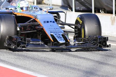 Alfonso Celis - Force India - Formel 1 - Test - Barcelona - 1. März 2017