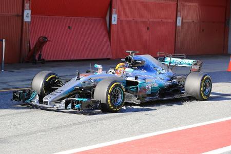Lewis Hamilton - Mercedes - Formel 1 - Test - Barcelona - 1. März 2017