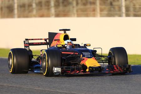 Daniel Ricciardo - Red Bull - Formel 1 - Test - Barcelona - 1. März 2017