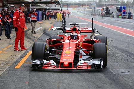 Kimi Räikkönen - Ferrari - Formel 1 - Test - Barcelona - 8. März 2017