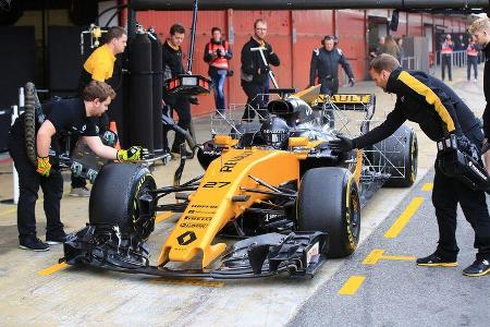 Nico Hülkenberg - Renault - Formel 1 - Test - Barcelona - 8. März 2017