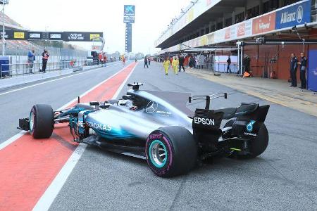 Valtteri Bottas - Mercedes - Formel 1 - Test - Barcelona - 8. März 2017