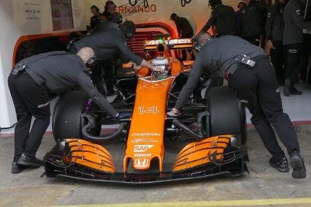 Fernando Alonso - McLaren - Formel 1 - Test - Barcelona - 8. März 2017
