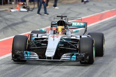 Lewis Hamilton - Mercedes - Formel 1 - Test - Barcelona - 8. März 2017