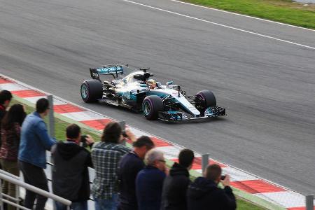 Lewis Hamilton - Mercedes - Formel 1 - Test - Barcelona - 8. März 2017