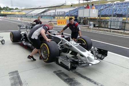 HaasF1 - GP Ungarn 2017 - Budapest - Formel 1 - Donnerstag - 27.7.2017