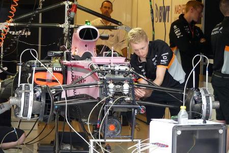 Force India - GP Ungarn 2017 - Budapest - Formel 1 - Donnerstag - 27.7.2017